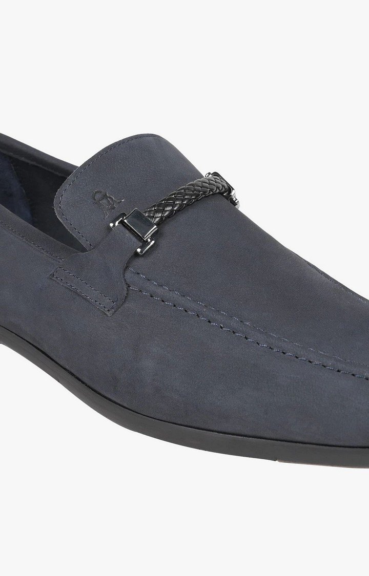 Sm-1452 Blue Tie-Ups & Dress Loafers