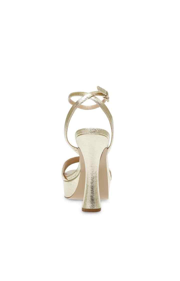 Lashed Gold Heel Sandals