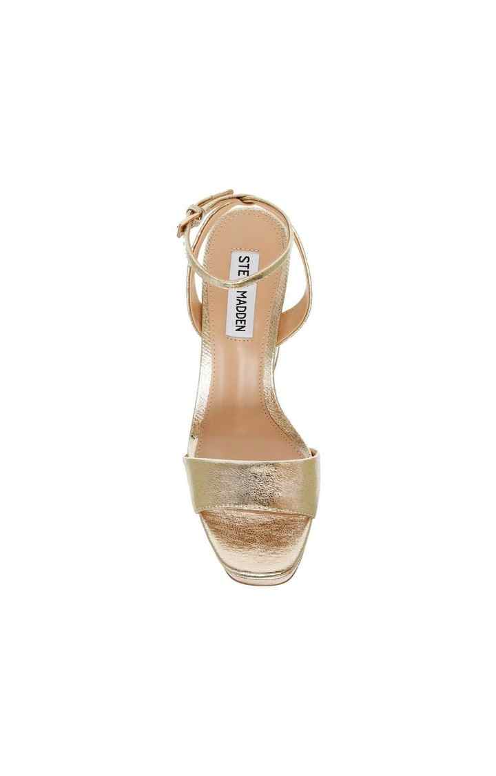 Lashed Gold Heel Sandals