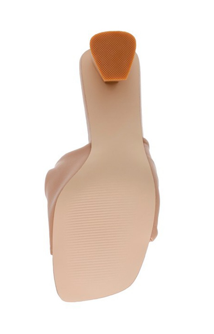 Seemly Natural Heel Sandals
