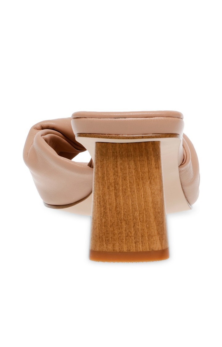 Seemly Natural Heel Sandals