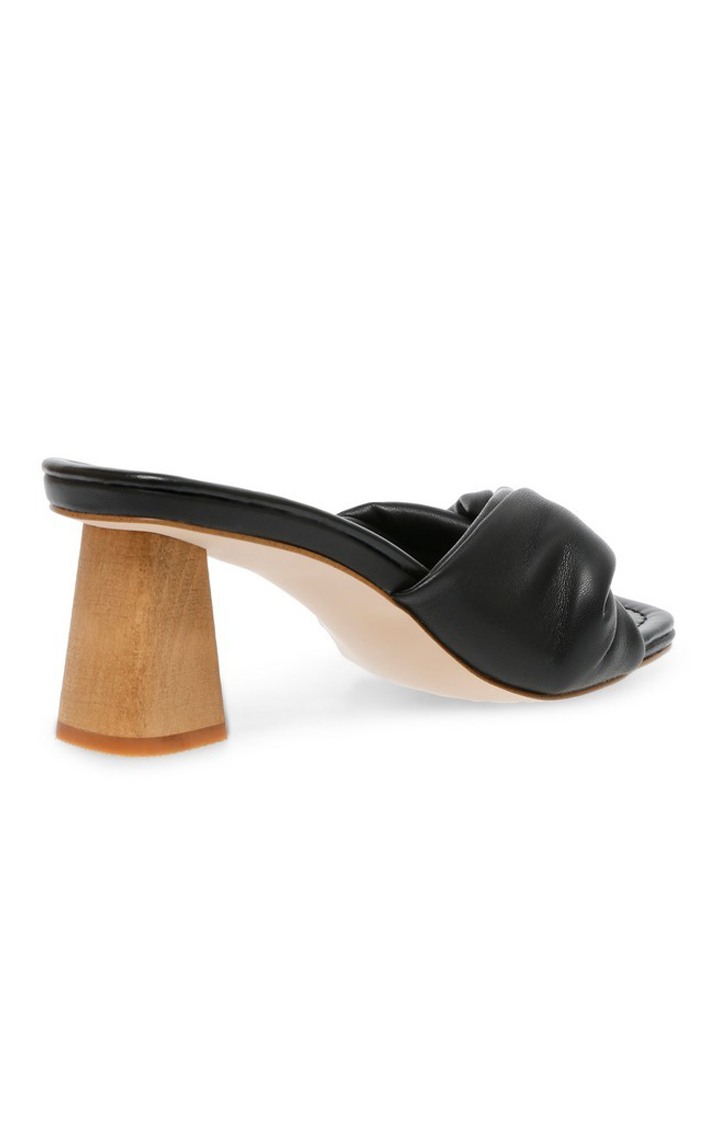 Seemly Black Heel Sandals