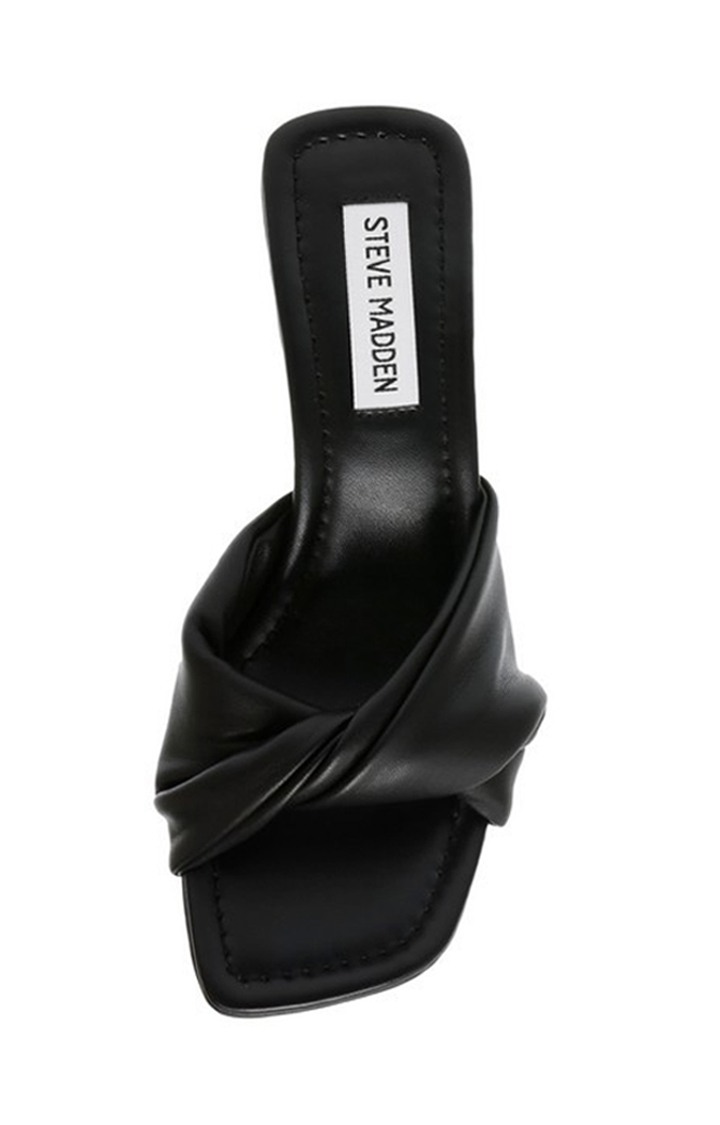 Seemly Black Heel Sandals