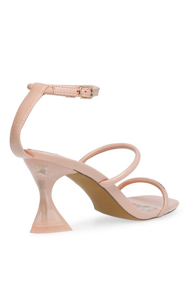 Stassi Natural Heel Sandals