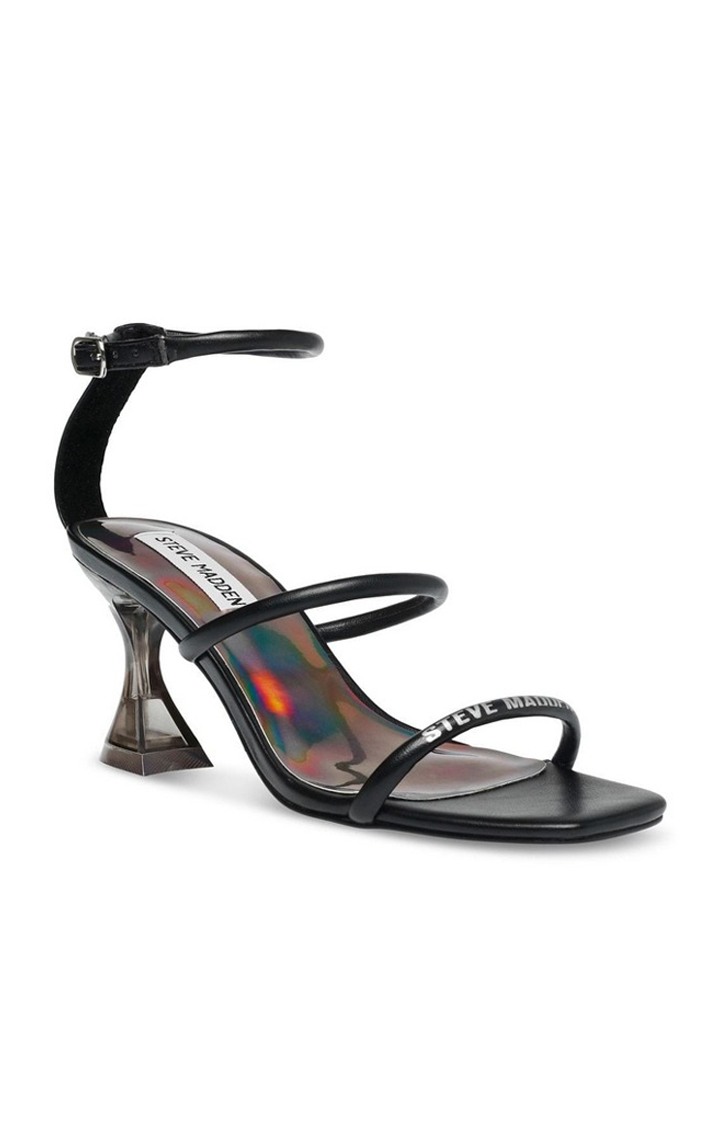 Stassi Black Heel Sandals