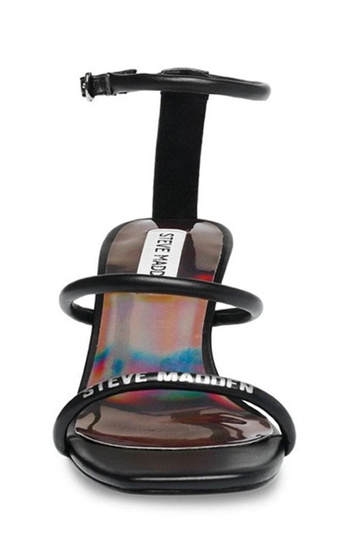 Stassi Black Heel Sandals