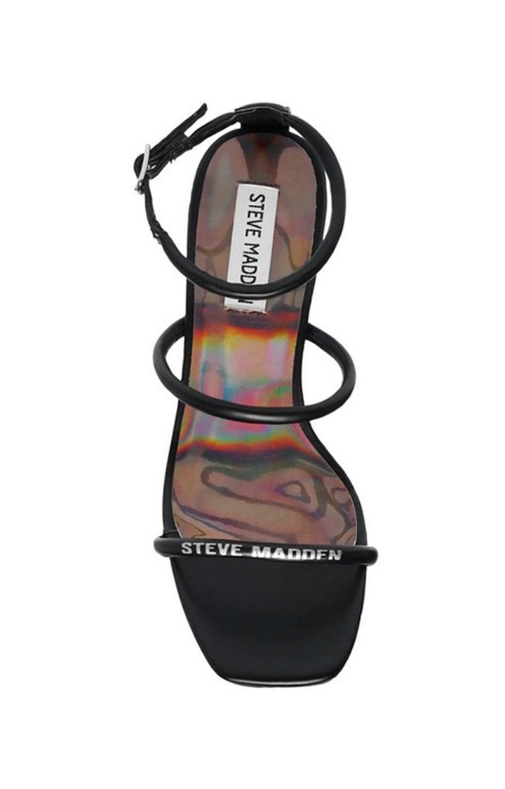 Stassi Black Heel Sandals