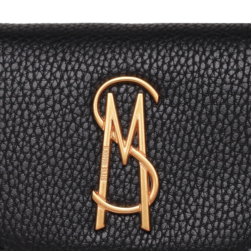 Btabi Black-Gold Clutches & Wallets