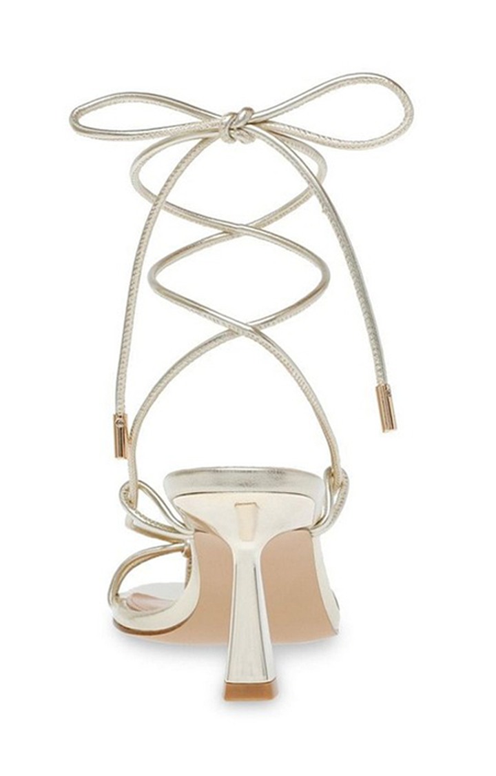 Superb Gold Heel Sandals