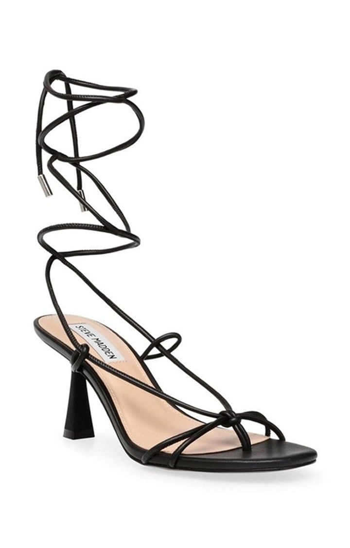 Superb Black Heel Sandals
