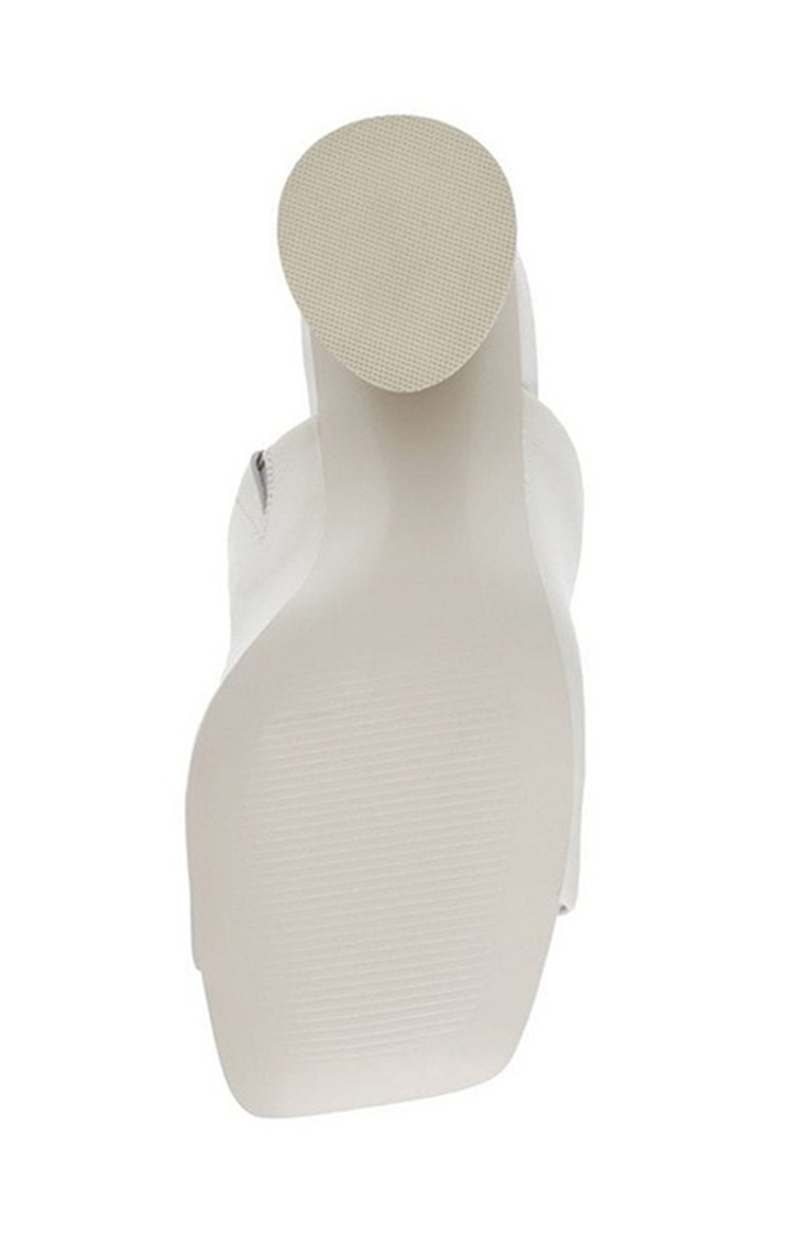 Reformed White Heel Sandals
