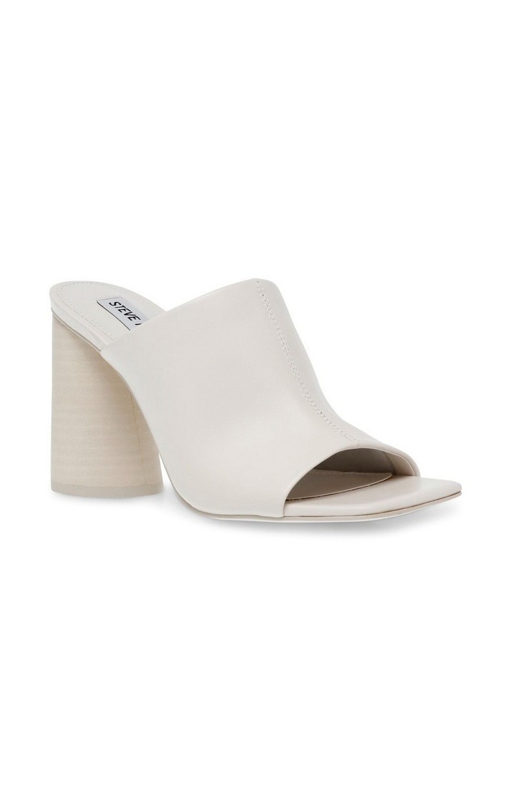 Reformed White Heel Sandals