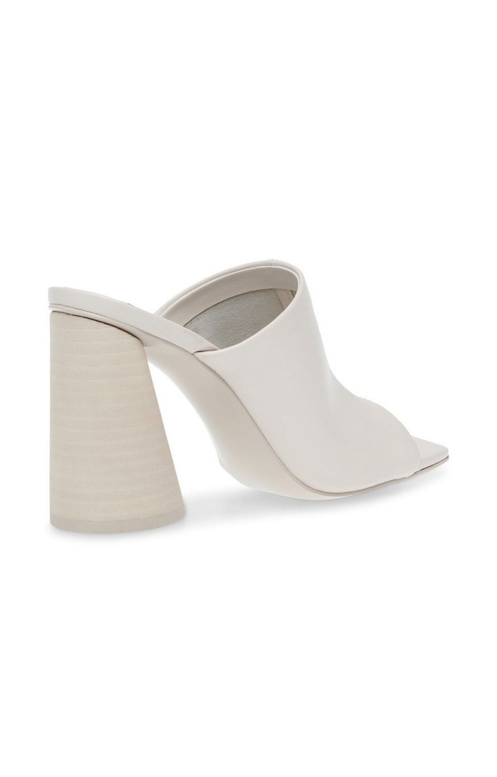 Reformed White Heel Sandals