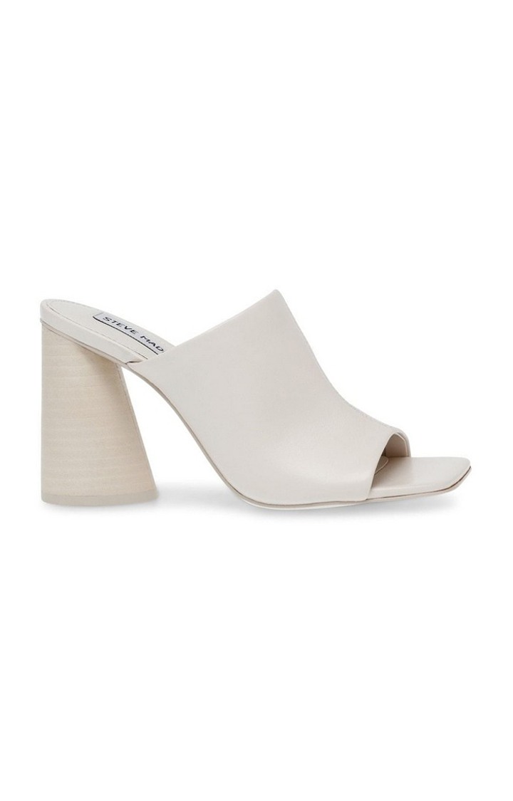 Reformed White Heel Sandals