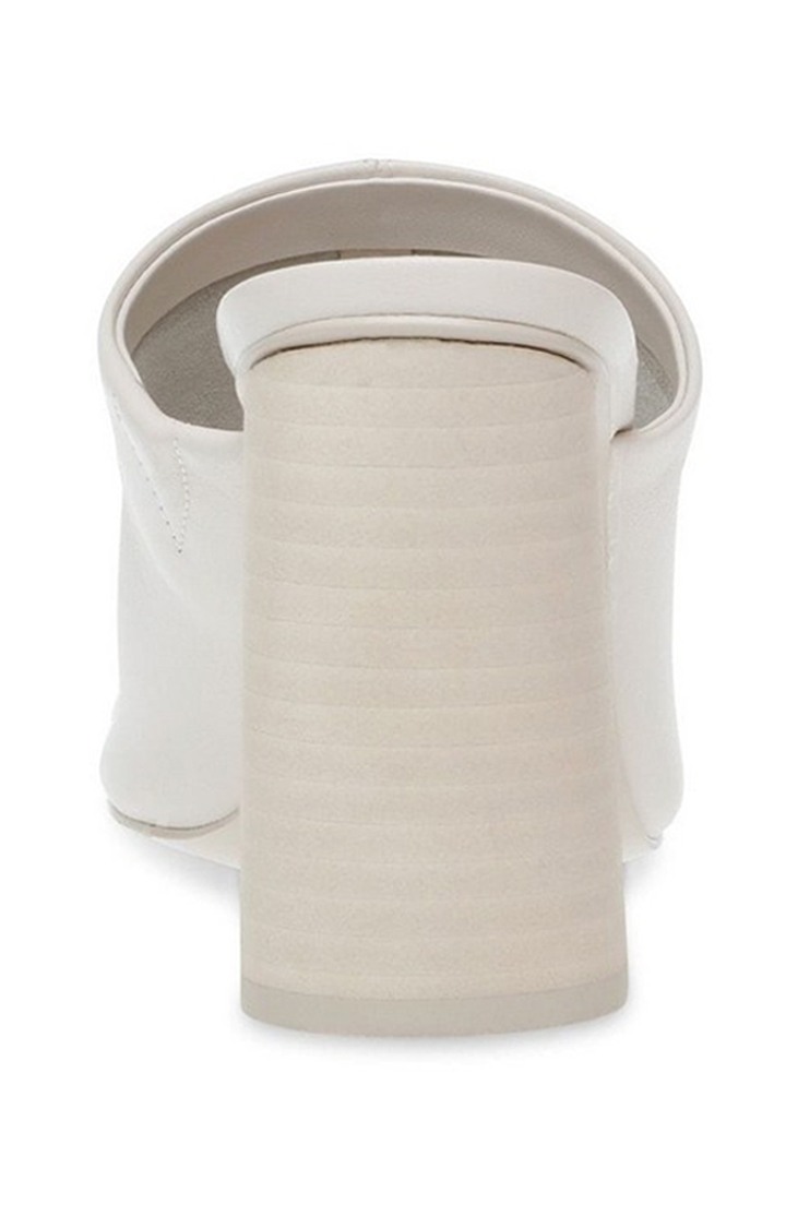 Reformed White Heel Sandals