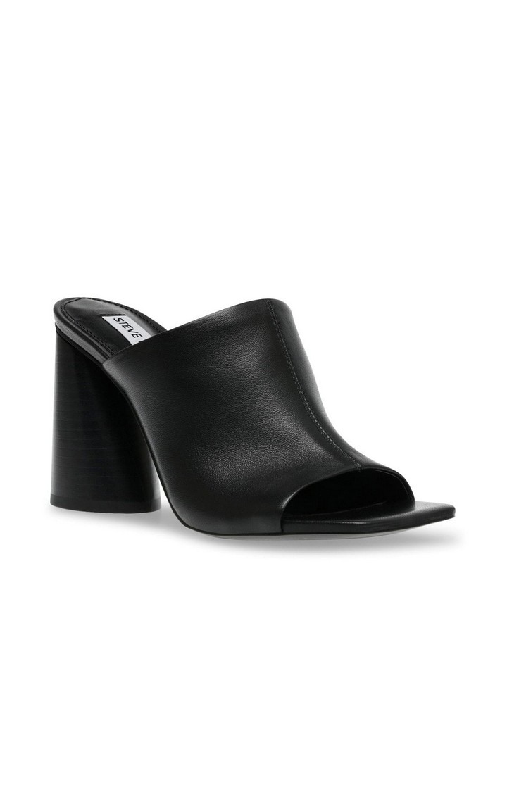 Reformed Black Heel Sandals