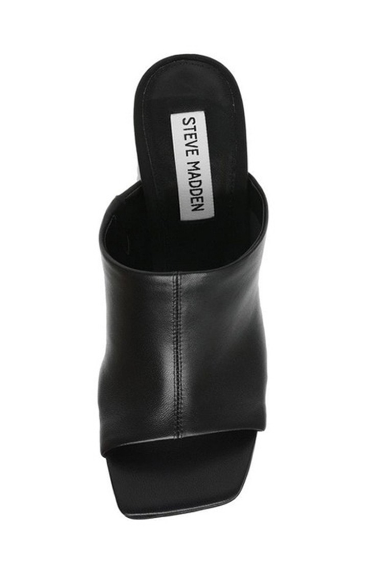 Reformed Black Heel Sandals