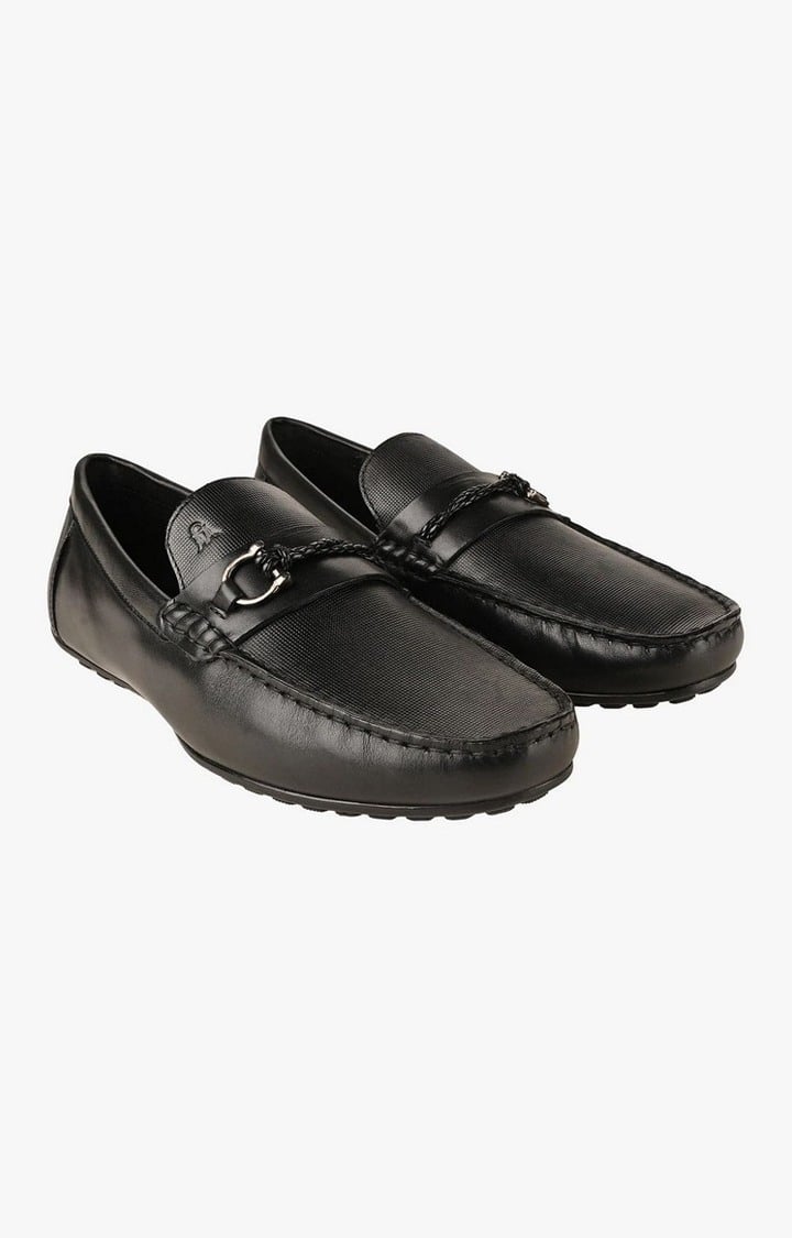 Sm-1424 Black Driver Loafers
