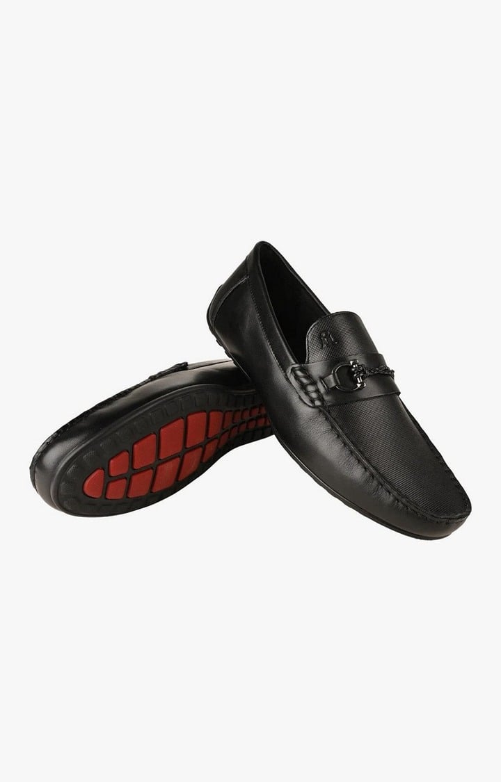 Sm-1424 Black Driver Loafers