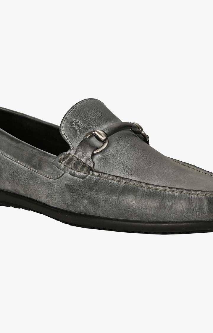 Sm-1425 Grey Driver Loafers