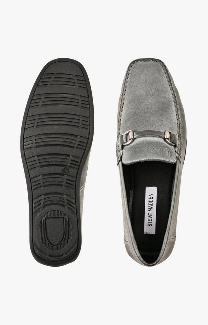 Sm-1425 Grey Driver Loafers