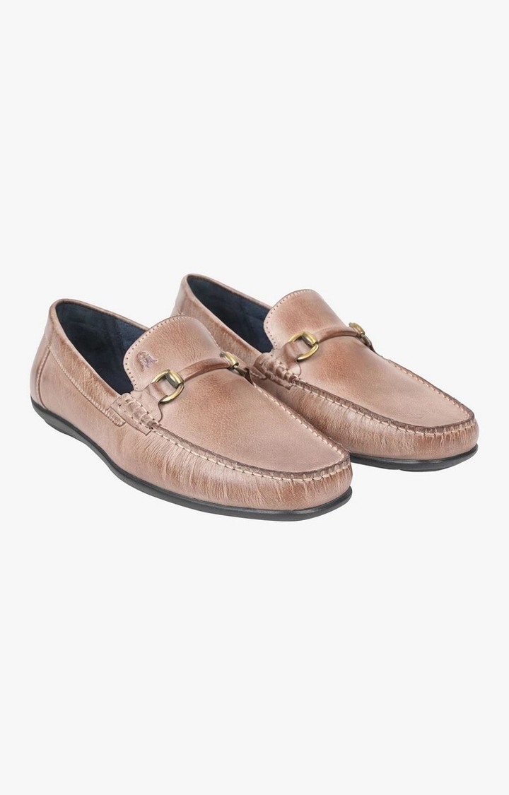 Sm-1425 Beige Driver Loafers