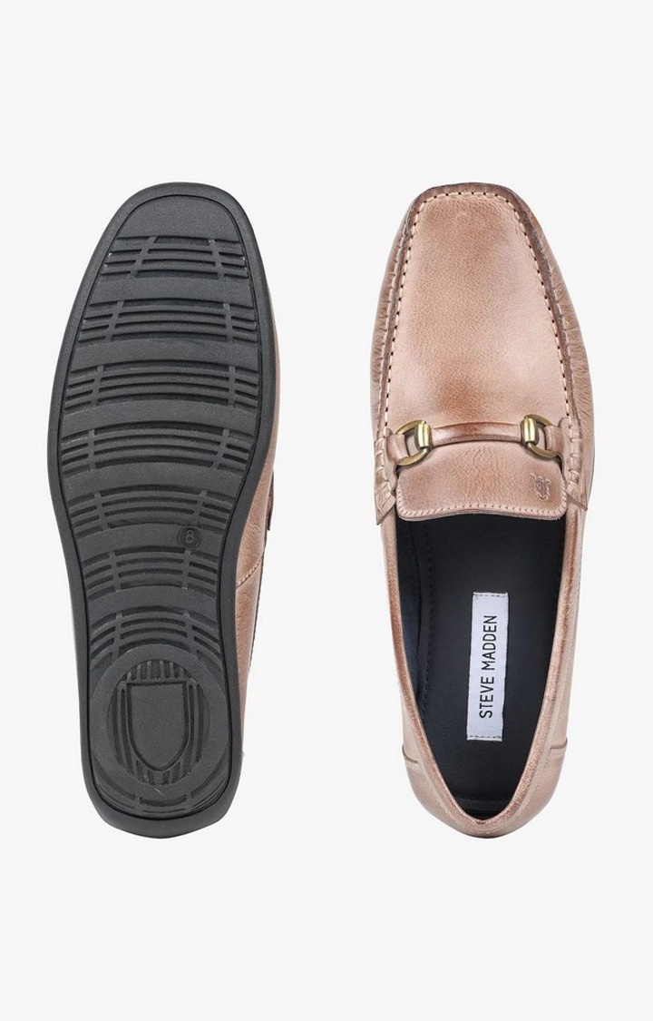 Sm-1425 Beige Driver Loafers