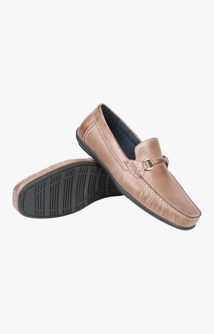 Sm-1425 Beige Driver Loafers