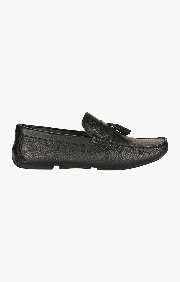 Sm-1433 Black Driver Loafers