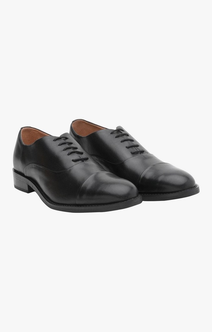 Sm-Edvil-1 Black Tie-Ups & Dress Loafers