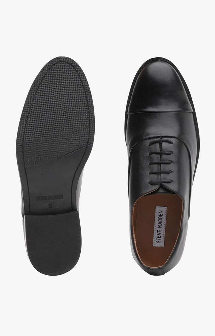 Sm-Edvil-1 Black Tie-Ups & Dress Loafers