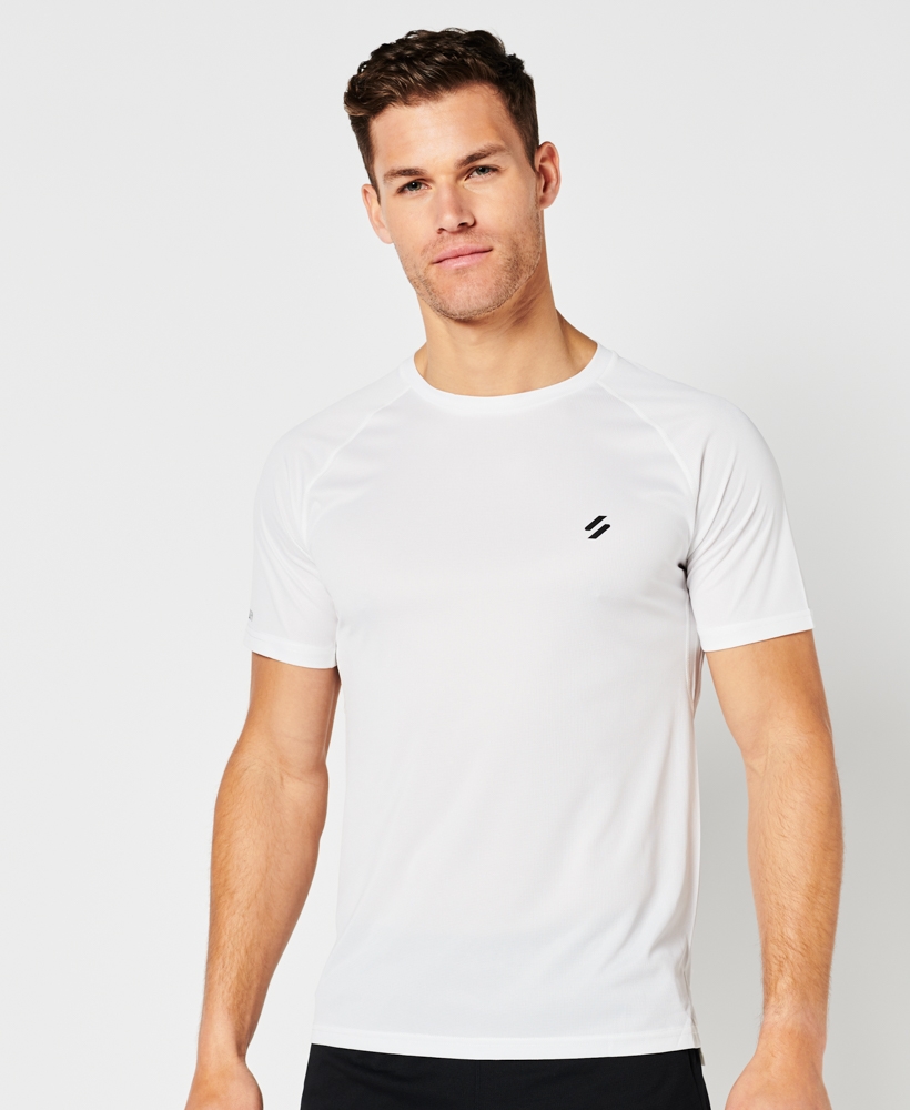 Superdry | TRAIN ACTIVE SS MEN'S WHITE TEE 1