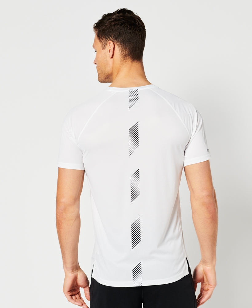 Superdry | TRAIN ACTIVE SS MEN'S WHITE TEE 2