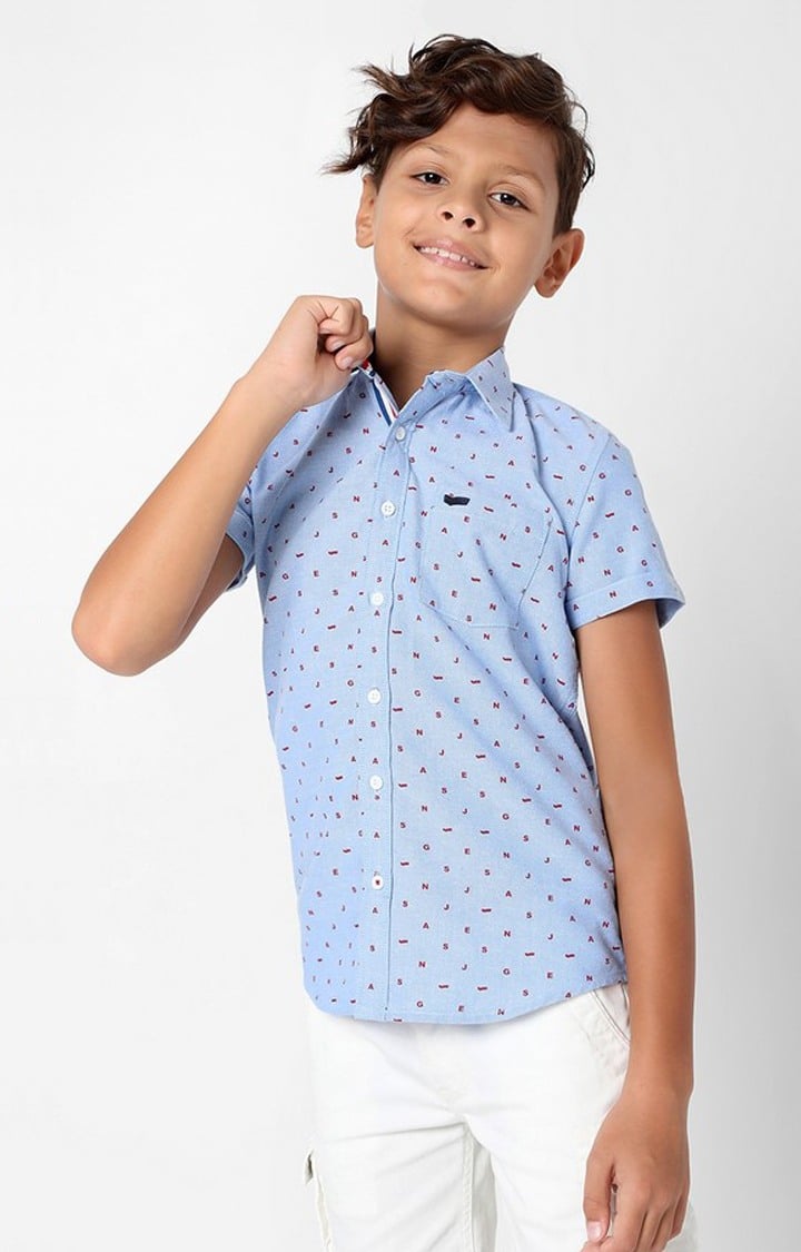 GAS | Bruno Micro Printed Cotton Shirt