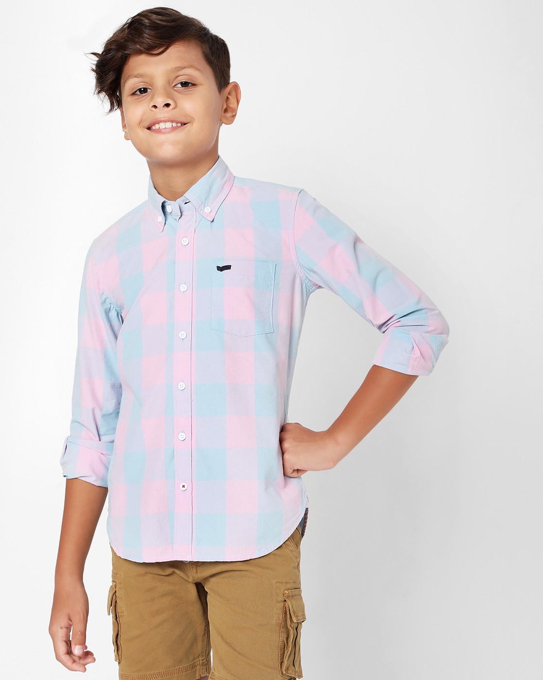 Lanzo Jr Box Cotton Shirt