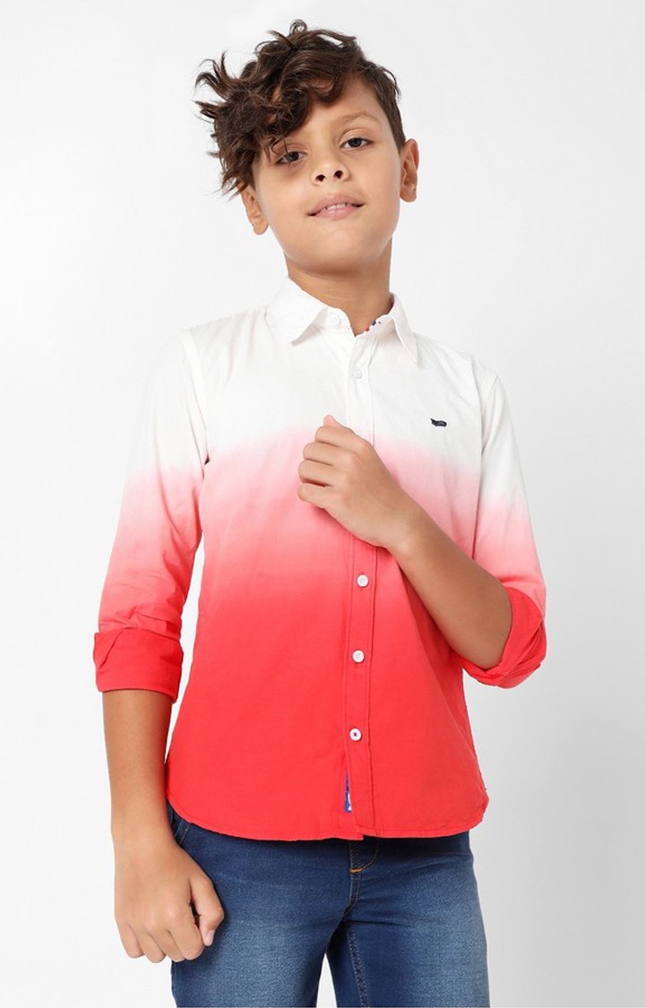 GAS | Lanzo Ombre-Dyed Cotton Shirt