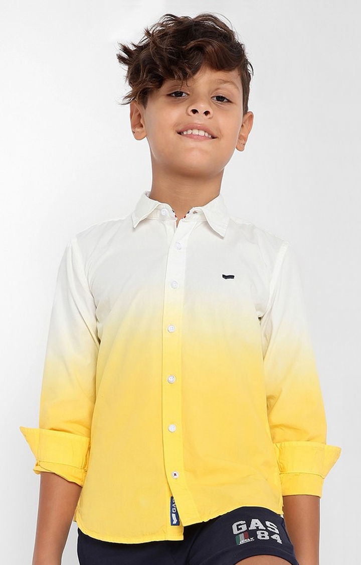 GAS | Lanzo Ombre-Dyed Cotton Shirt