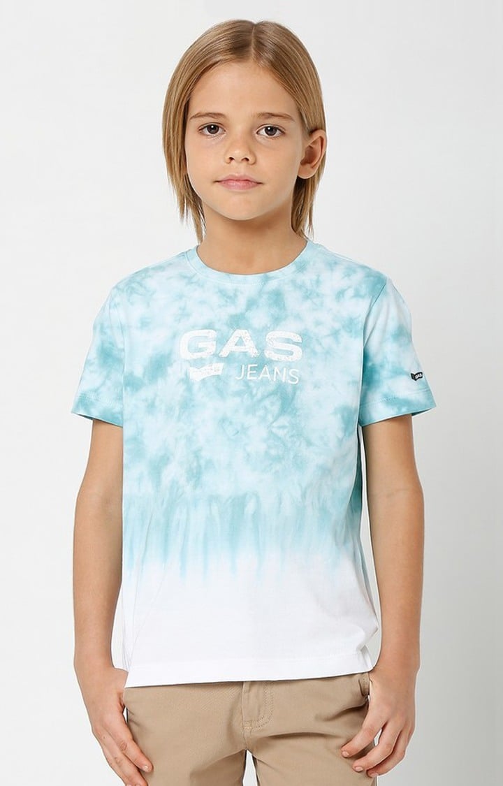 GAS | Scuba Marble Tie & Dye Round-Neck T-shirt