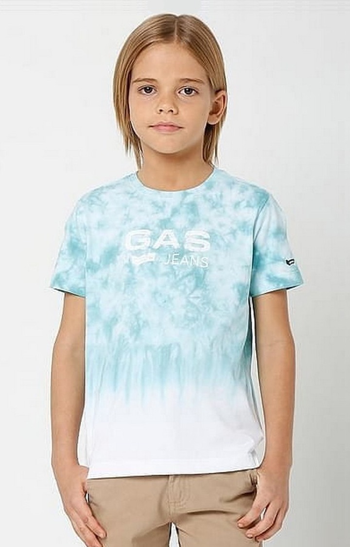 GAS | Scuba Marble Tie & Dye Round-Neck T-Shirt