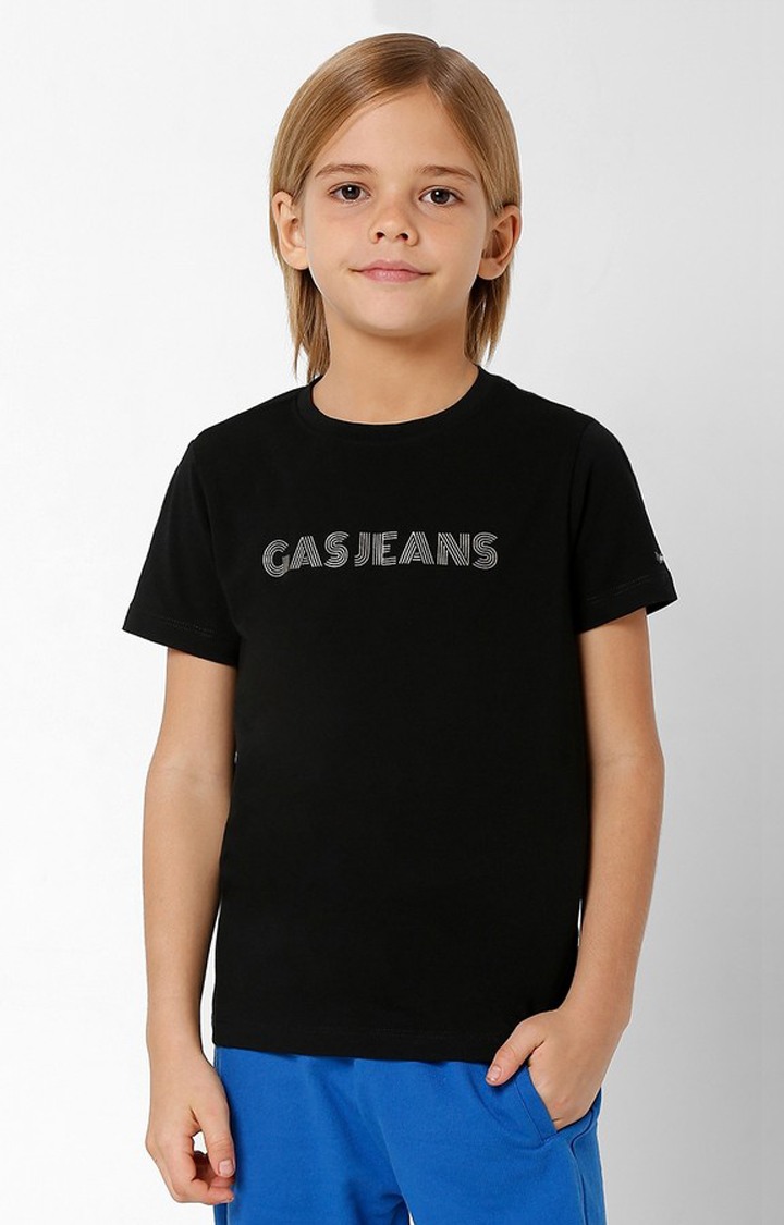 GAS | Scuba Checkerboard Round-Neck T-shirt