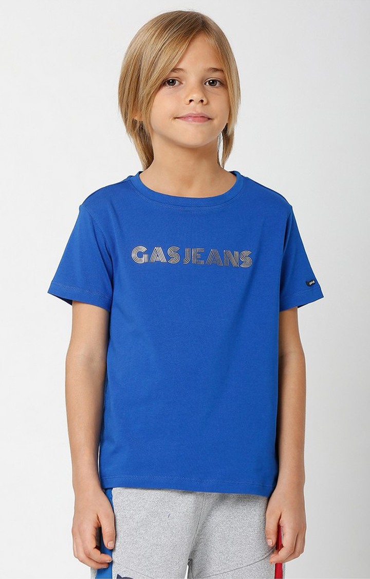 GAS | Scuba Checkerboard Round-Neck T-shirt