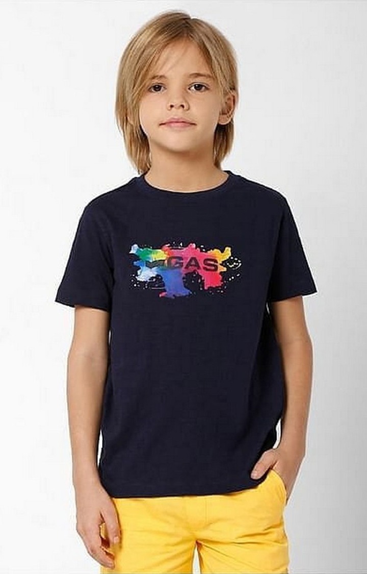 GAS | Scuba Splatter Round-Neck T-shirt