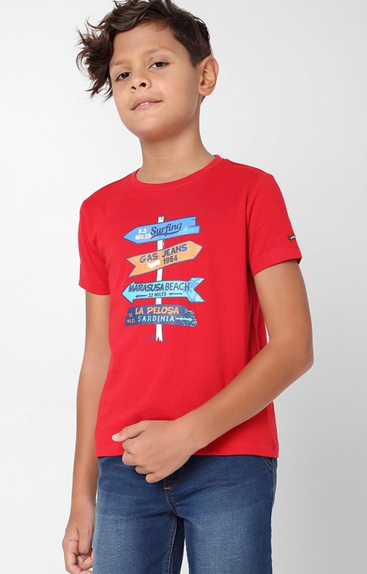 GAS | Scuba Arrow Round-Neck T-shirt