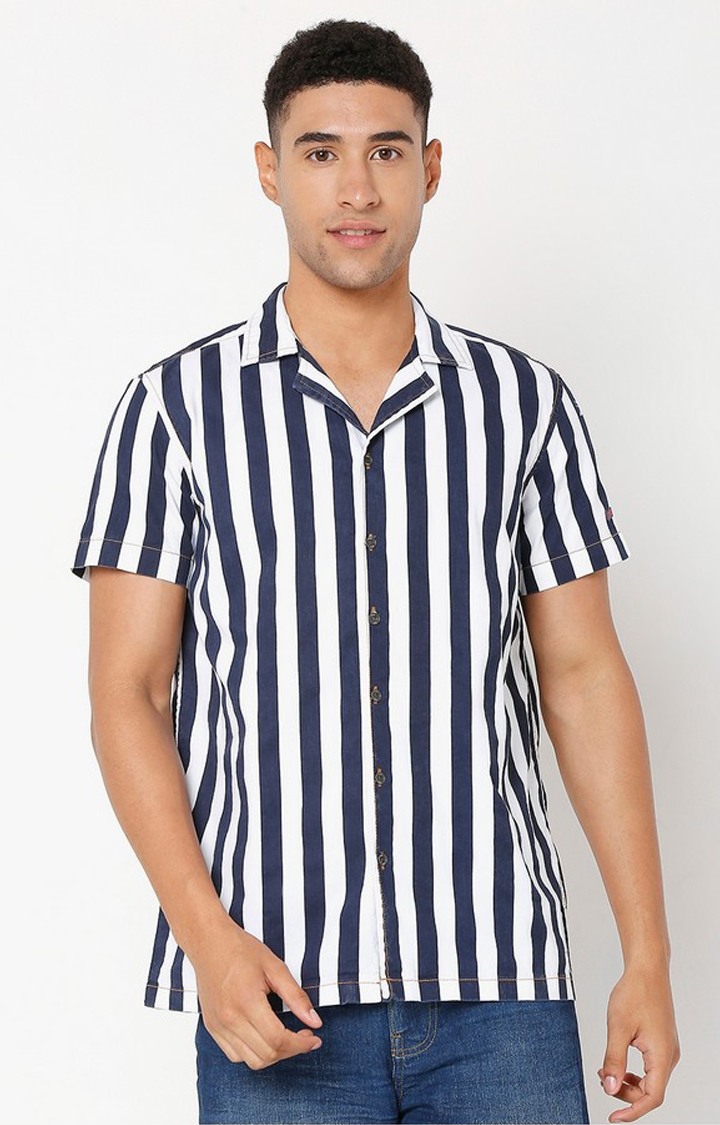 GAS | Striped Sharp Breton Slim Fit Shirt
