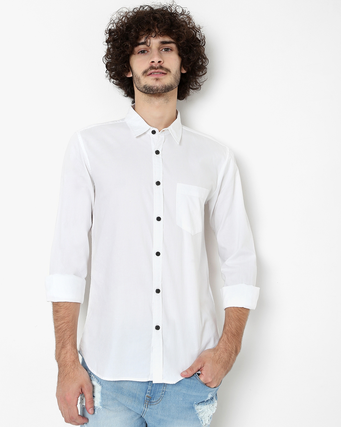 GAS | Relaxed Fit Shirt with Spread Collar