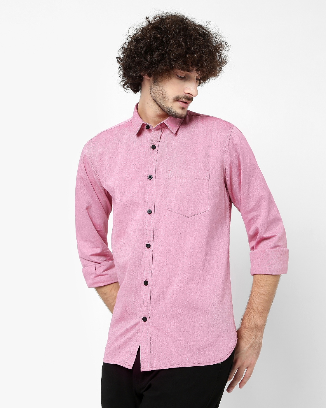 GAS | Relaxed Fit Cotton Shirt with Spread Collar 0