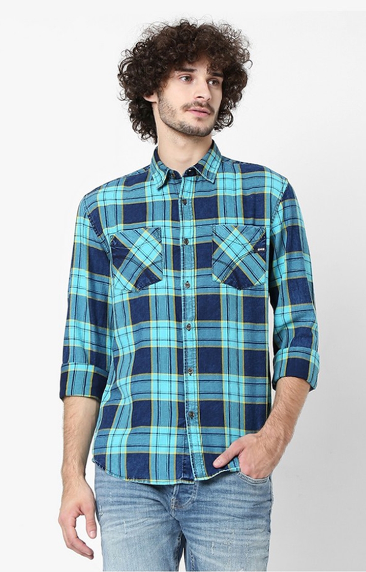 GAS | Victor Slim Fit Checked Shirt