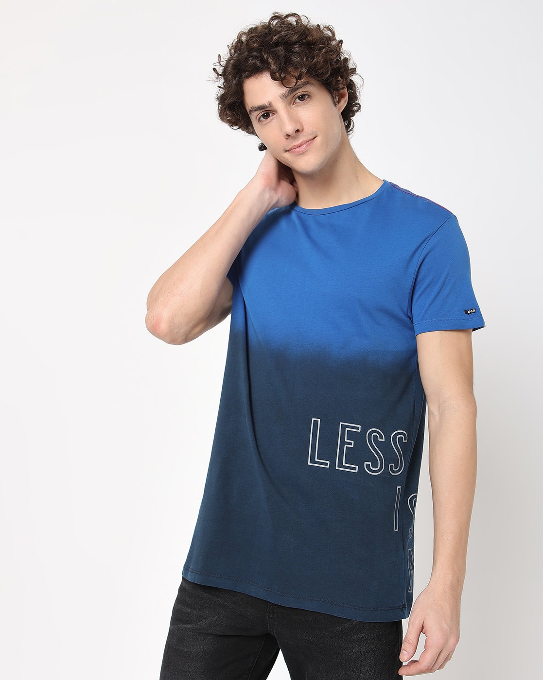 GAS | Scuba Minimal Ombre-Dyed Crew-Neck T-shirt