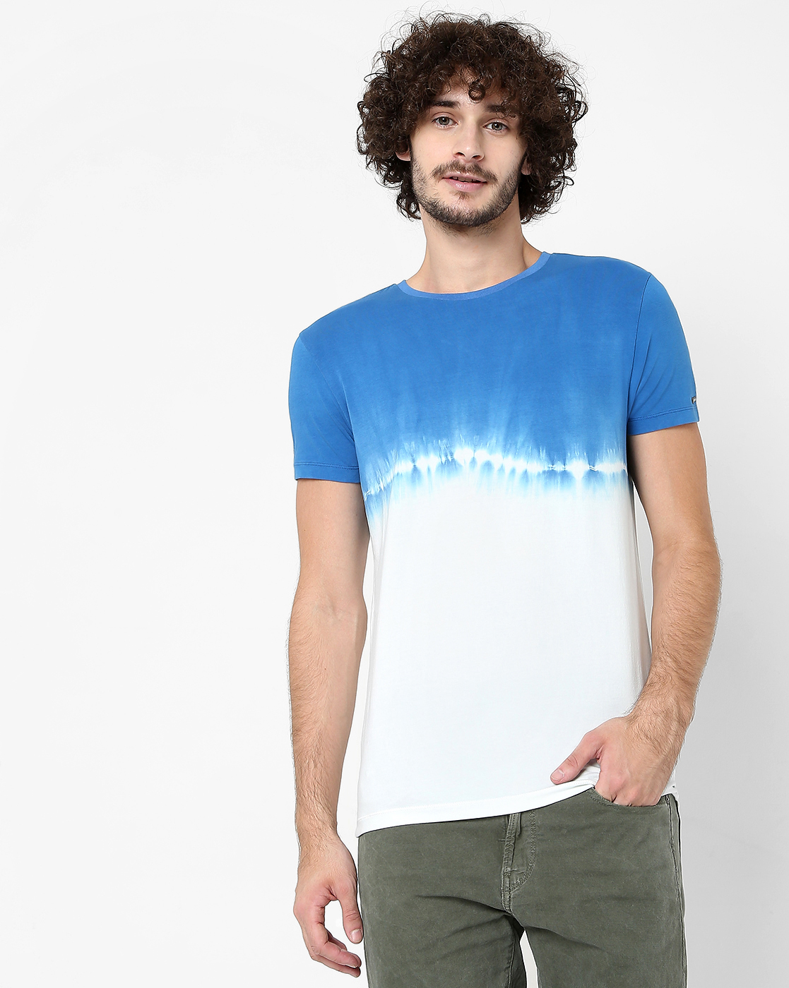 Scuba Indie Drip Relaxed Fit Crew Neck T shirt