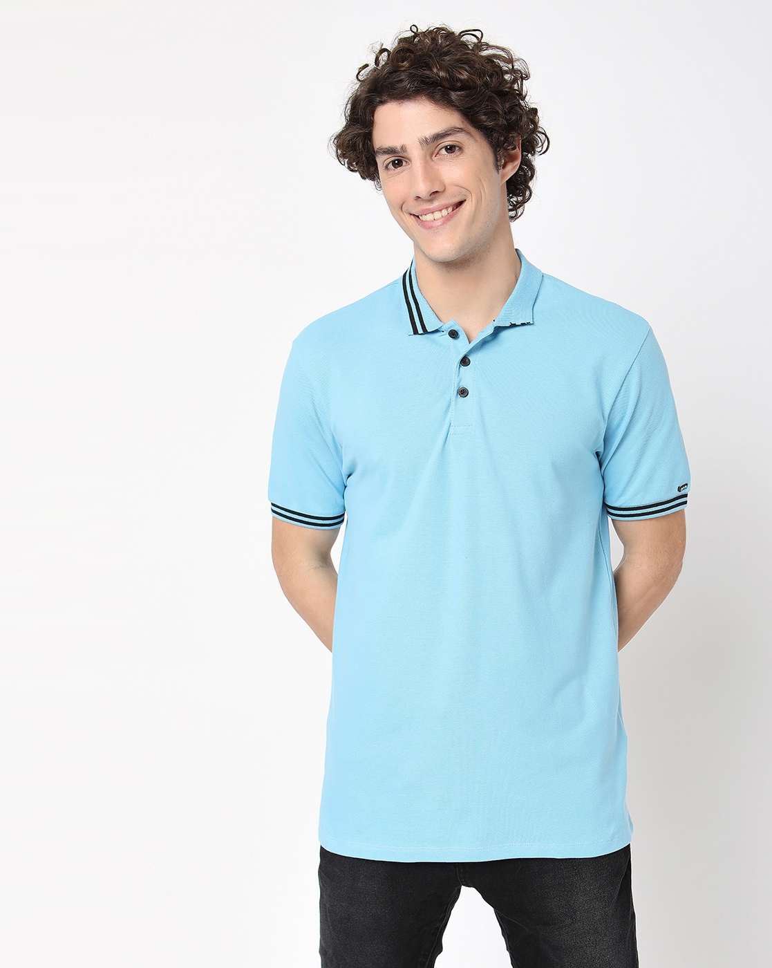 GAS | RALPH STRIPE Relaxed Fit Polo T-shirt